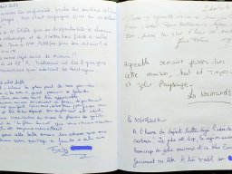 Photos du livre d'or