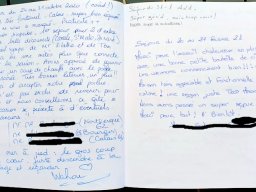 Photos du livre d'or