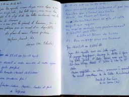 Photos du livre d'or
